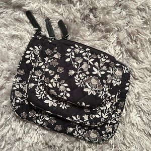 Vera Bradley - Cosmetic Bag Trio in Chandelier Noir - New w/o tags